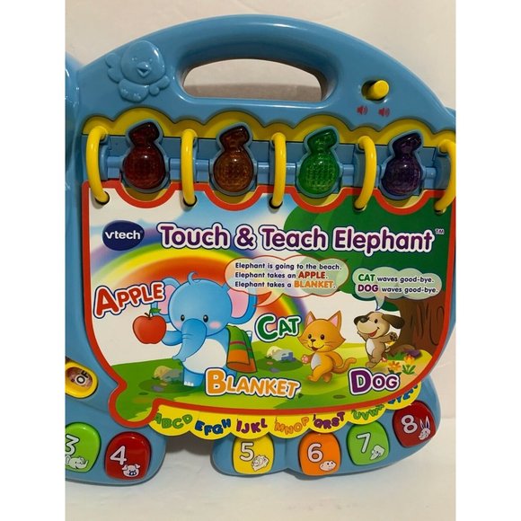Vtech Touch and Teach Elephant Learning Education - Picture 2 of 7